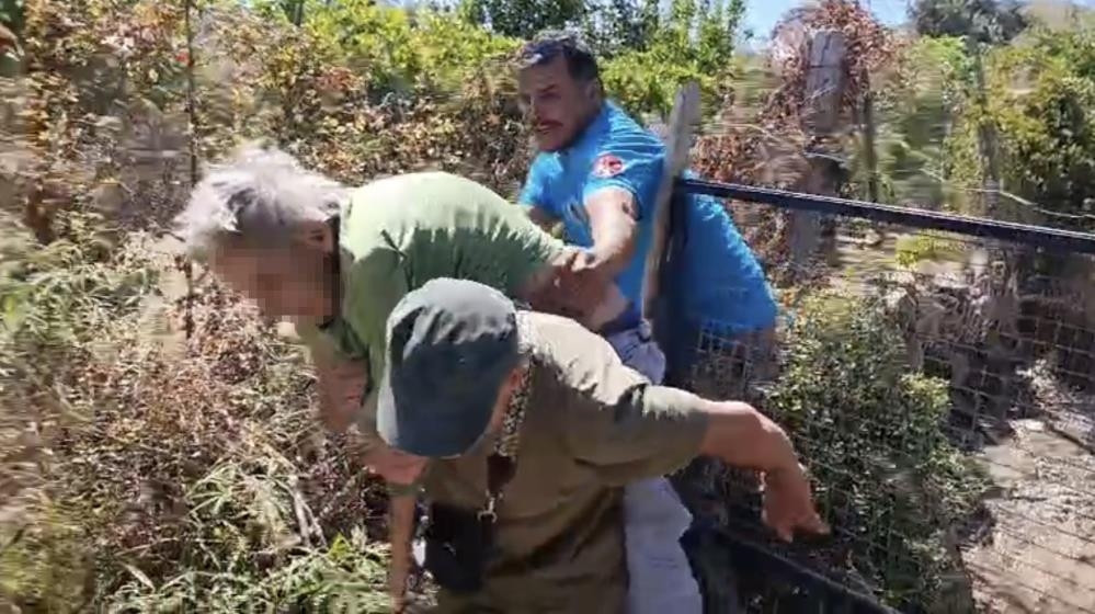 A suicide attempt caused the burning of 100 dunams of land in Bodrum, Turkey