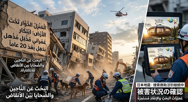 كارثة باليابان: زلزال مدمر يحيي الرعب وينشر الخراب