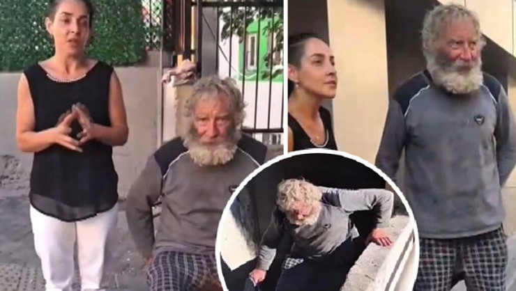 مواطن روسي مسن كان يعيش في الشارع بإسطنبول تُنقذه امرأة متطوعة بعد بلاغ من الجيران