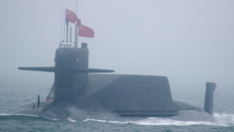 China tests a ballistic missile from a nuclear submarine in the Pacific Ocean