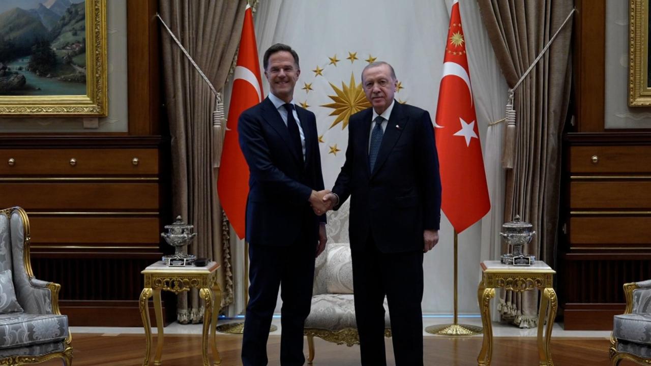 Erdogan receives NATO Secretary General Rutte in Ankara