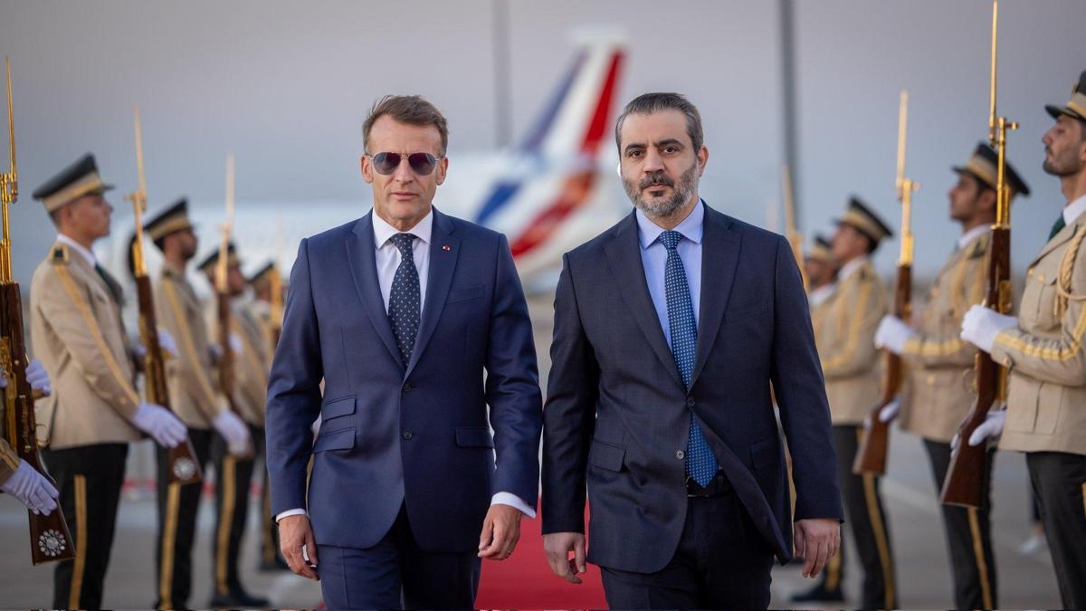 Macron arrives in Damascus in the first visit by a French president to Syria since 2009