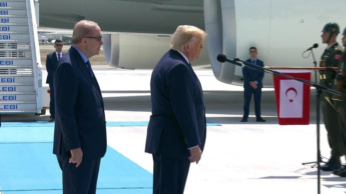 Trump salutes in Turkish in Bashtape: “Hello, soldier.”
