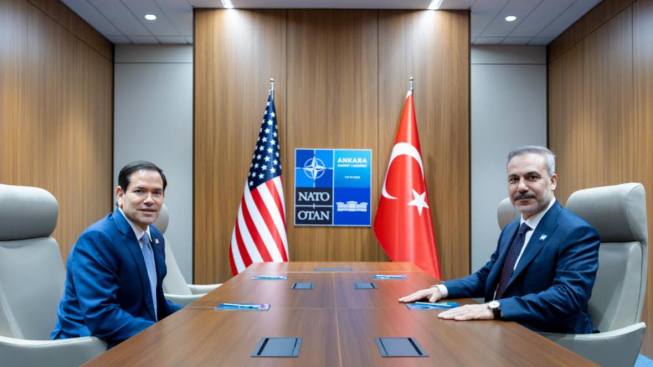 The Turkish Foreign Minister meets with Rubio on the sidelines of the NATO summit