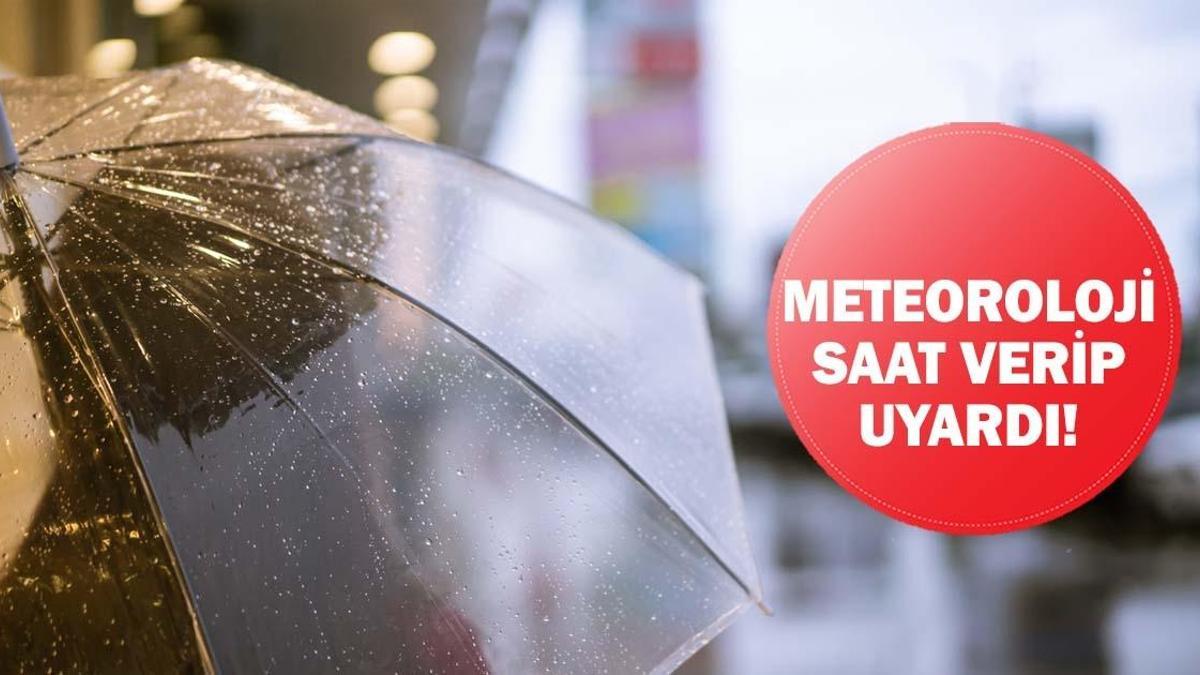 İstanbul ve bazı Türk illerinde bugün şiddetli yağış uyarısı