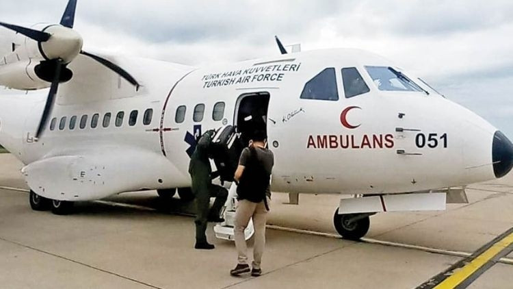 Türk Hava Kuvvetleri, bir hastanın hayatını kurtarmak için acil kurtarma operasyonu gerçekleştiriyor