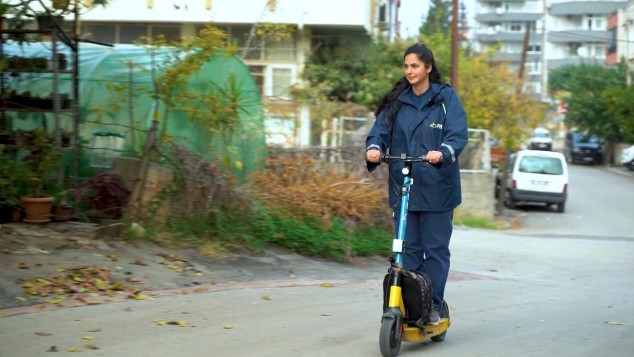 The Turkish Postal Service's electric bikes save 312 thousand liters of fuel