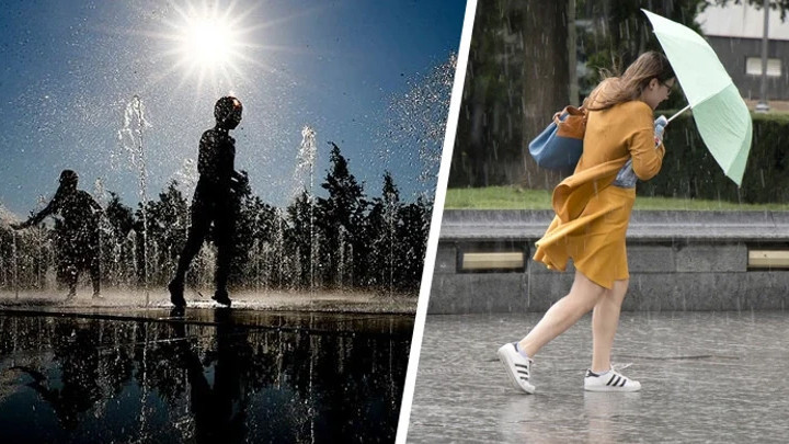 Temperatures exceed 40 degrees Celsius in Türkiye, with a warning of heavy rain
